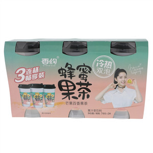 香约芒果百香果茶蜂蜜果茶