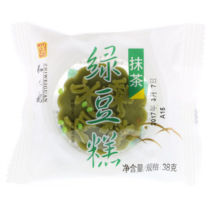 知味观抹茶绿豆糕38克