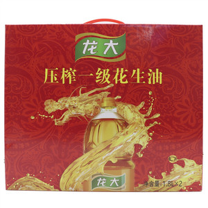龙大压榨一级花生油