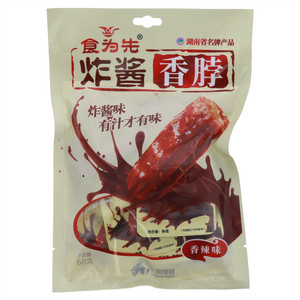68克食为先炸酱香脖香辣味