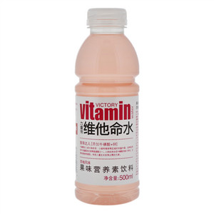 农夫山泉力量帝维他命水果味营养素饮料(西柚风味)500ml