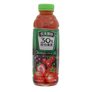 农夫果园混合果汁蕃＋草莓＋樱+葡+黑500ml
