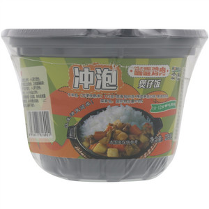 宏绿295克咖喱鸡肉煲仔饭