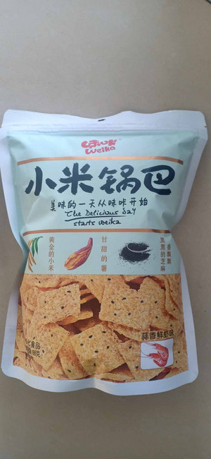 味咔蒜香鲜虾味小米锅巴