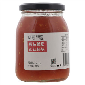 凤育新疆瓶装优质西红柿块340g