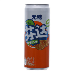 芬达零卡橙味汽水