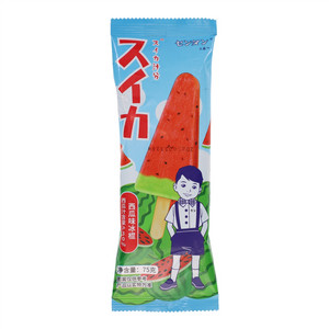三藤西瓜味冰棍