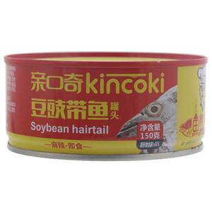 亲口奇豆豉带鱼罐头（麻辣味）