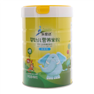 乐密达铁锌钙婴幼儿营养米粉