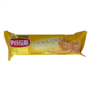 伊合拉斯贝孜柠夹心饼干（香蕉味）