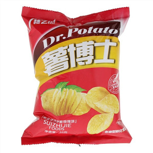 穗之杰美国德克萨斯烧烤味薯博士薯片