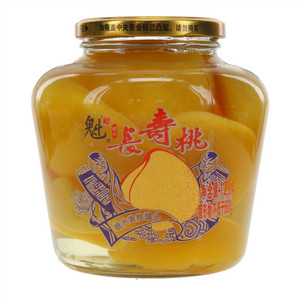 魁牌糖水黄桃罐头