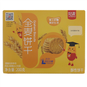 好麦全麦饼干
