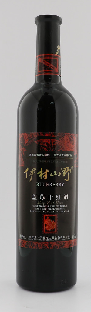 蓝莓干红酒瓶