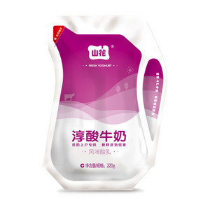 山花淳酸牛奶