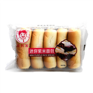 龙利发迷你紫米面包