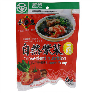千家惠蛋花鸡汁味自然紫菜