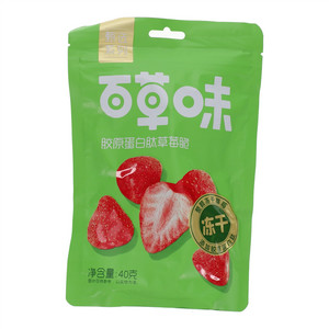 百草味甄选系列胶原蛋白肽草莓脆