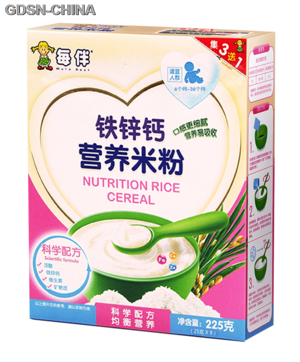 每伴铁锌钙营养米粉（商超）