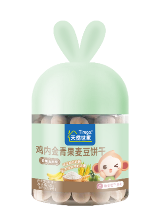 天然世家鸡内金青果麦豆饼干（香蕉玉米味）