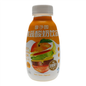 水蜜桃味果蔬酸奶饮品