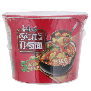 康师傅西红柿鸡蛋打卤桶面