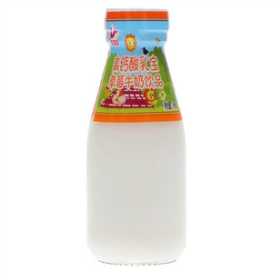快鹿高钙酸乳宝草莓牛奶饮品