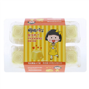 樱桃小丸子 含乳型果冻  320克果冻布丁（香蕉牛奶味）