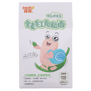 蓓宠钙铁锌菠菜全麦手工颗粒面