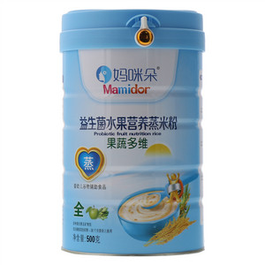 妈咪朵果疏多维益生菌水果营养蒸米粉