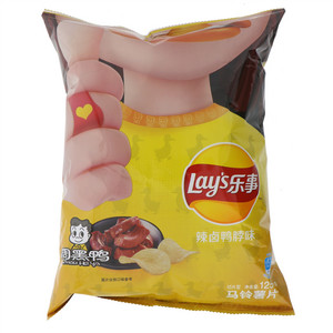 乐事辣卤鸭脖味125克