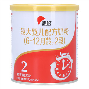 旗帜较大婴儿配方奶粉（6-12月龄，2段）