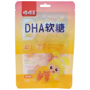 咭咭豆香橙味DHA软糖