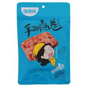 邬辣妈手撕素肉卷（大豆素肉）
