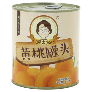 果太太黄桃罐头