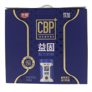 光明优加益固营养配方奶粉（调制乳粉）400克*2
