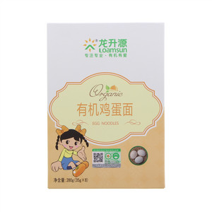 龙升源有机鸡蛋面