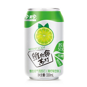 珍珍维他命气泡苏打 （青柠味饮料）