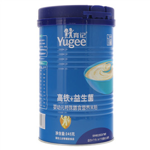 育记高铁+益生菌婴幼儿特殊膳食营养米粉