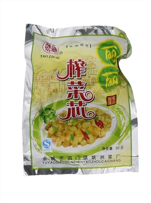 姚洲榨菜芯80克