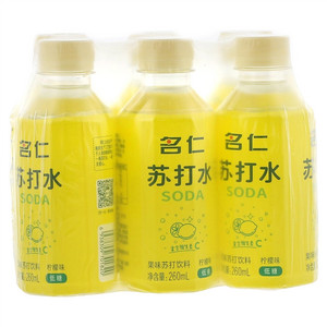 名仁柠檬味低糖果味苏打饮料