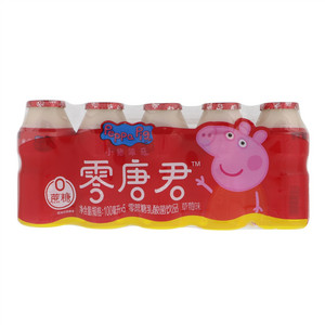 零唐君小猪佩奇草莓味零蔗糖乳酸菌饮品