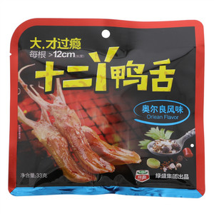 绿盛奥尔良风味十二丫鸭舌