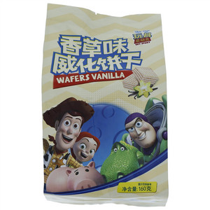 田趣玩具总动员香草味威化饼干