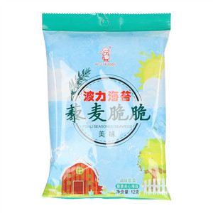 PO-LI FOODS波力海苔藜麦脆脆(藜麦夹心海苔)
