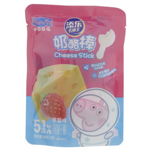 小猪佩奇草莓味奶酪棒