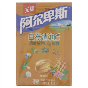 阿尔卑斯焦糖味自然清润糖