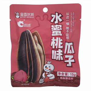 洽洽蜜雪冰城水蜜桃味瓜子