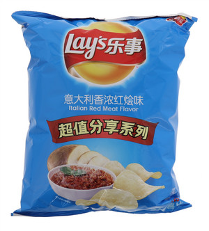 乐事意大利香浓红烩味145克