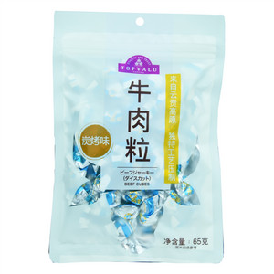 TOPVALU牛肉粒( 炭烤味 ）